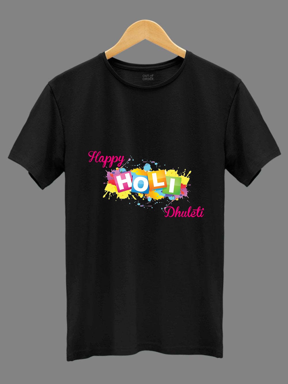 Swara Holi Special Unisex Cotton Holli Special Tshirt Wholesale Shop In Surat
